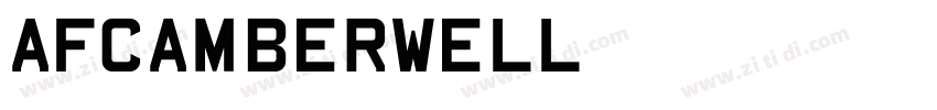 AFCamberwell字体转换