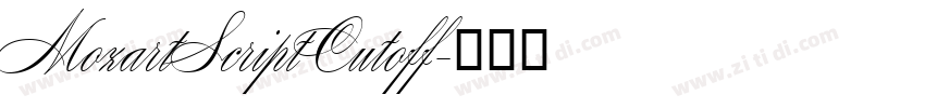 MozartScriptCutoff字体转换