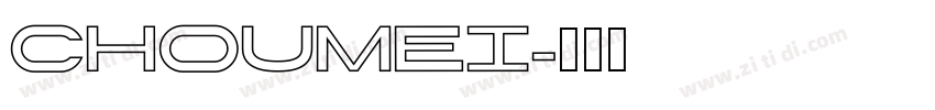 Choumei字体转换