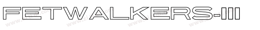 FETWALKERS字体转换