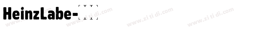 HeinzLabe字体转换