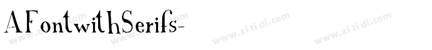 AFontwithSerifs字体转换