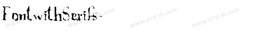 FontwithSerifs字体转换