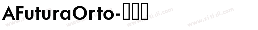 AFuturaOrto字体转换