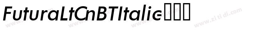 FuturaLtCnBTItalic字体转换