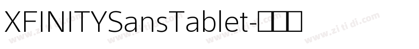 XFINITYSansTablet字体转换