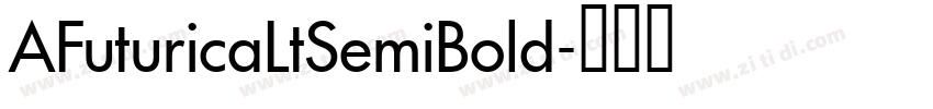 AFuturicaLtSemiBold字体转换