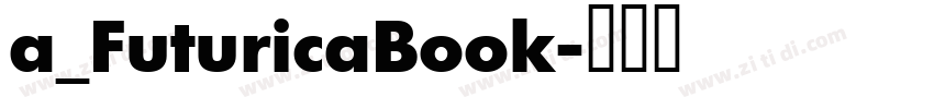 a_FuturicaBook字体转换