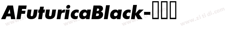 AFuturicaBlack字体转换