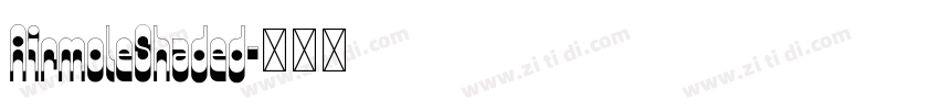 AirmoleShaded字体转换