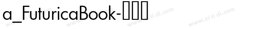 a_FuturicaBook字体转换