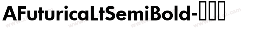 AFuturicaLtSemiBold字体转换