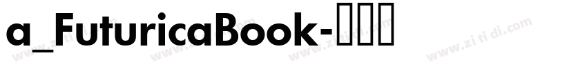 a_FuturicaBook字体转换