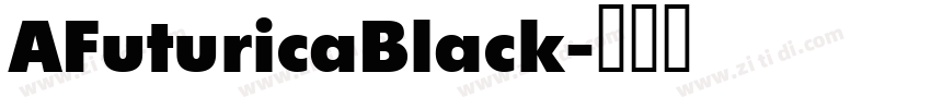 AFuturicaBlack字体转换