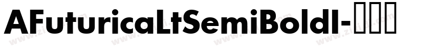 AFuturicaLtSemiBoldI字体转换