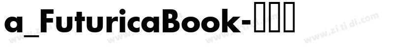 a_FuturicaBook字体转换