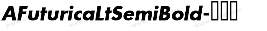AFuturicaLtSemiBold字体转换