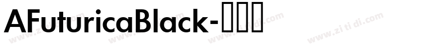 AFuturicaBlack字体转换