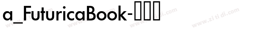 a_FuturicaBook字体转换