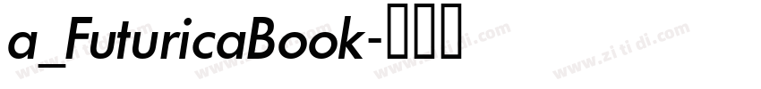 a_FuturicaBook字体转换