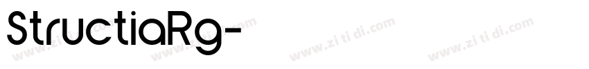StructiaRg字体转换