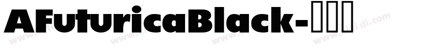 AFuturicaBlack字体转换