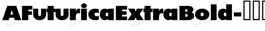 AFuturicaExtraBold字体转换