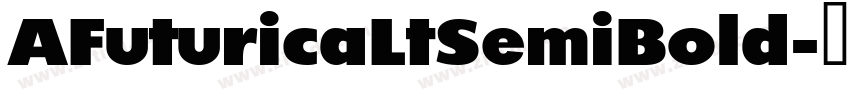 AFuturicaLtSemiBold字体转换
