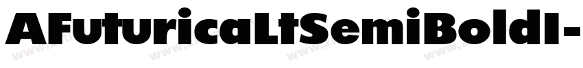 AFuturicaLtSemiBoldI字体转换