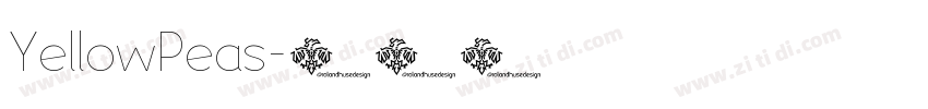 YellowPeas字体转换