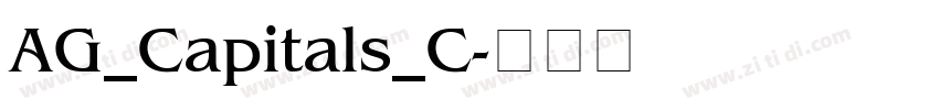 AG_Capitals_C字体转换