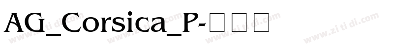 AG_Corsica_P字体转换