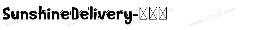 SunshineDelivery字体转换