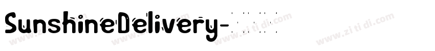 SunshineDelivery字体转换