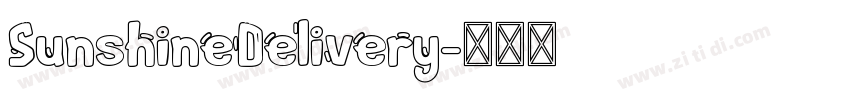SunshineDelivery字体转换