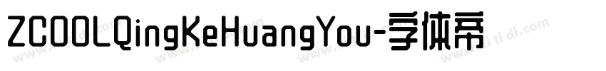 ZCOOLQingKeHuangYou字体转换