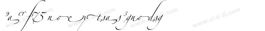 ZapfinoExtraLT-Four字体转换