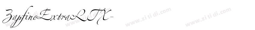 ZapfinoExtraLTX字体转换 ZapfinoExtraLTX字体转换