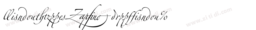 LinotypeZapfino字体转换