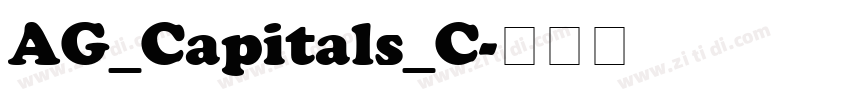 AG_Capitals_C字体转换