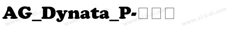 AG_Dynata_P字体转换