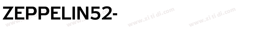ZEPPELIN52字体转换