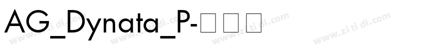 AG_Dynata_P字体转换