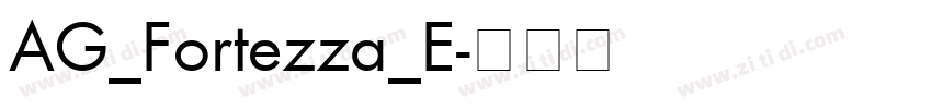 AG_Fortezza_E字体转换