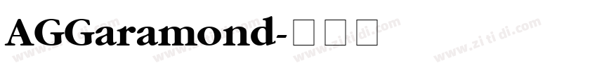 AGGaramond字体转换