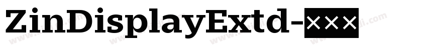 ZinDisplayExtd字体转换