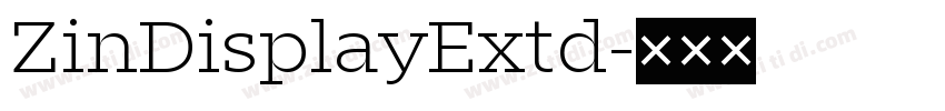 ZinDisplayExtd字体转换