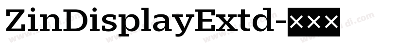 ZinDisplayExtd字体转换