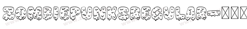 ZombiePunksRegular字体转换