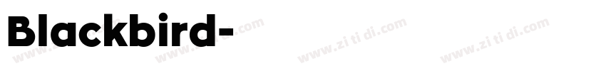 Blackbird字体转换